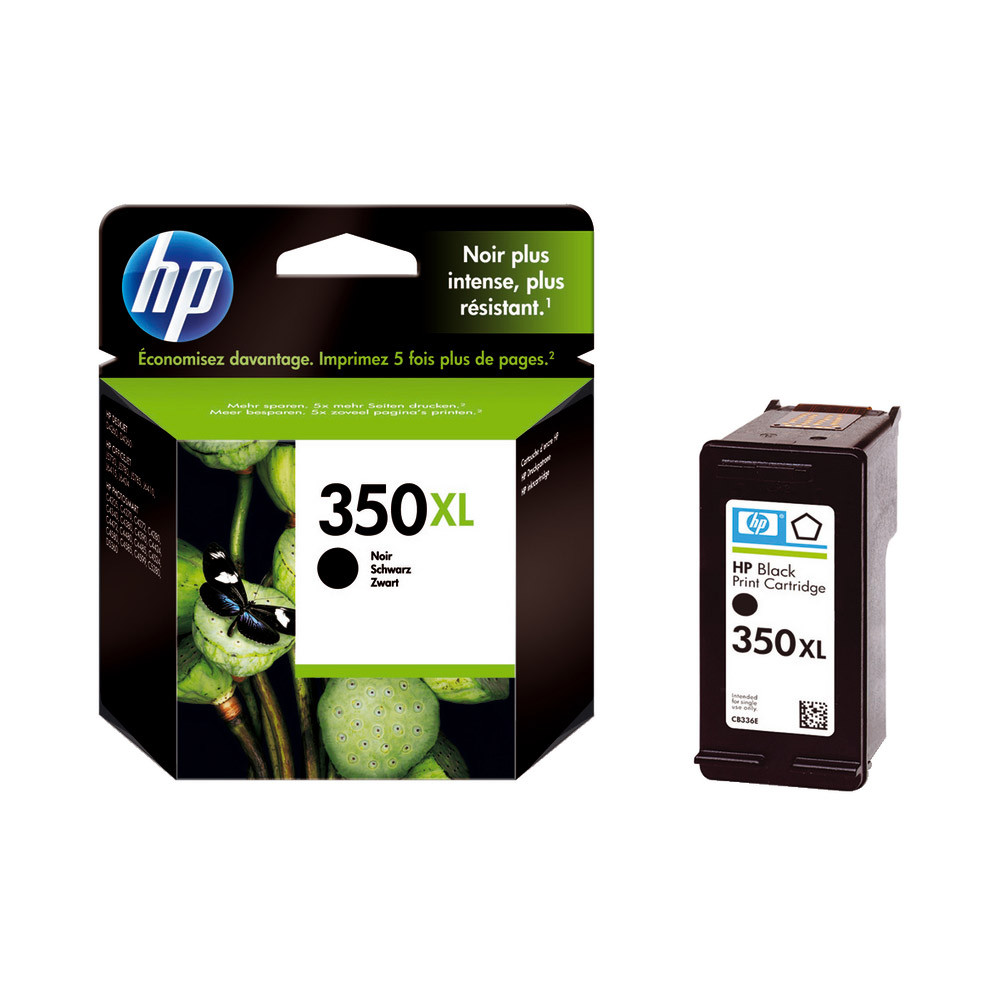 Cartouche HP 350XL noir pour imprimantes jet d'encre