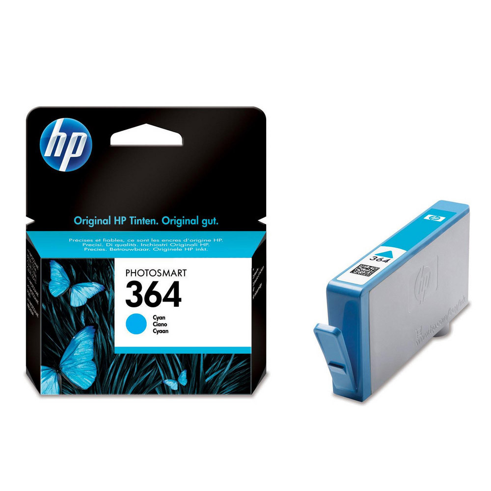 Cartouche HP 364 cyan pour imprimantes jet d'encre