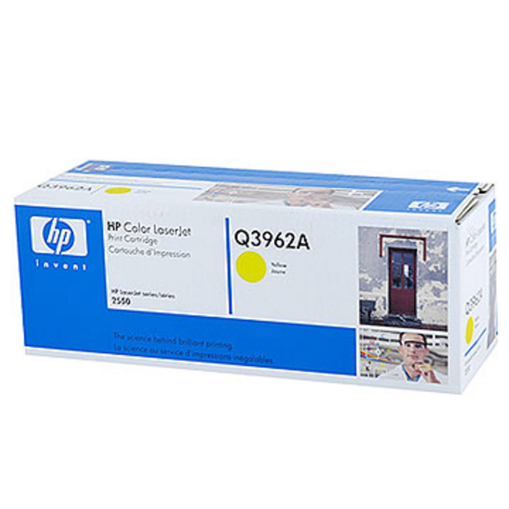 Toner HP 122A jaune pour imprimantes laser