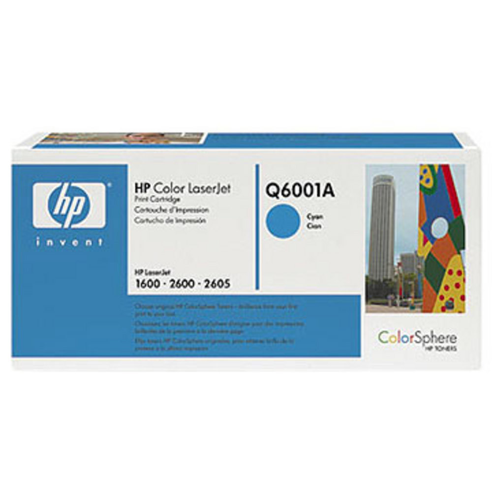 Toner HP 124A cyan pour imprimantes laser