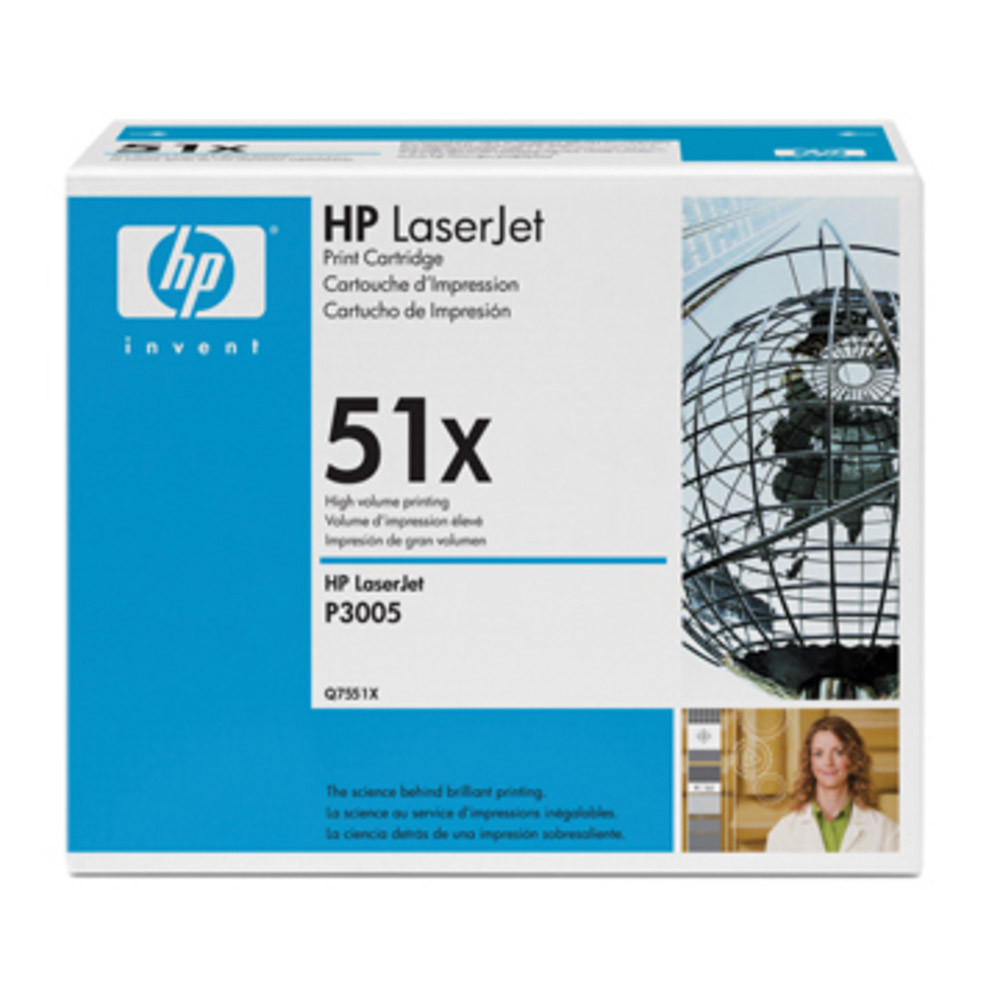 Toner HP 51X noir pour imprimantes laser