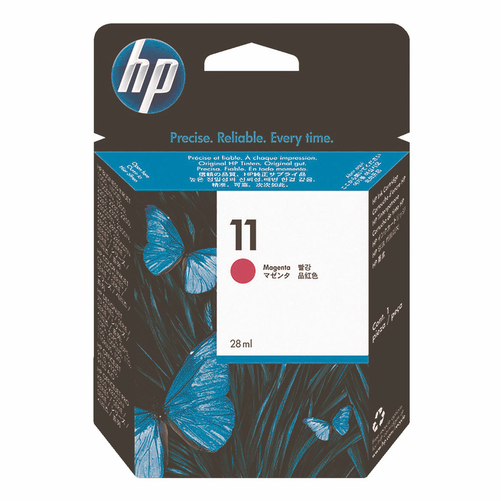 Cartouche HP 11 magenta pour imprimantes jet d'encre