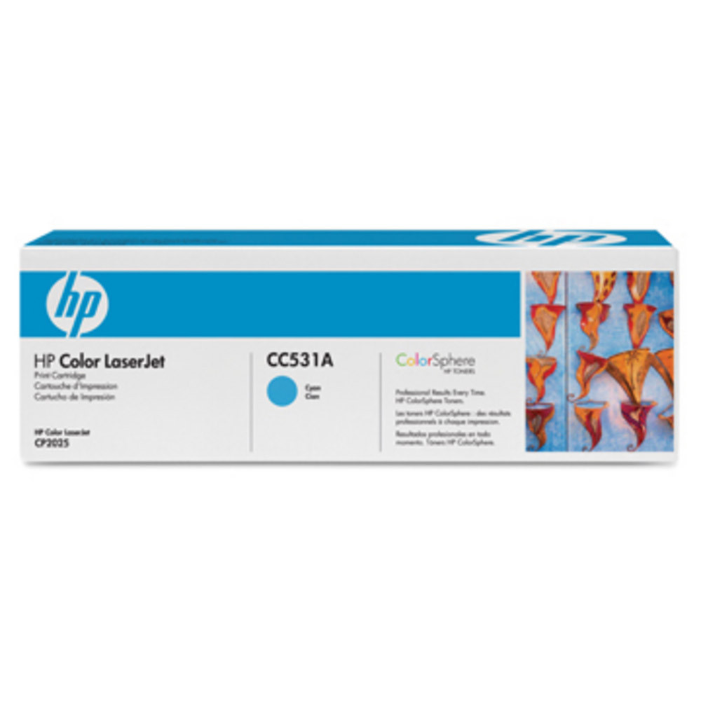 Toner HP 304A cyan pour imprimantes laser