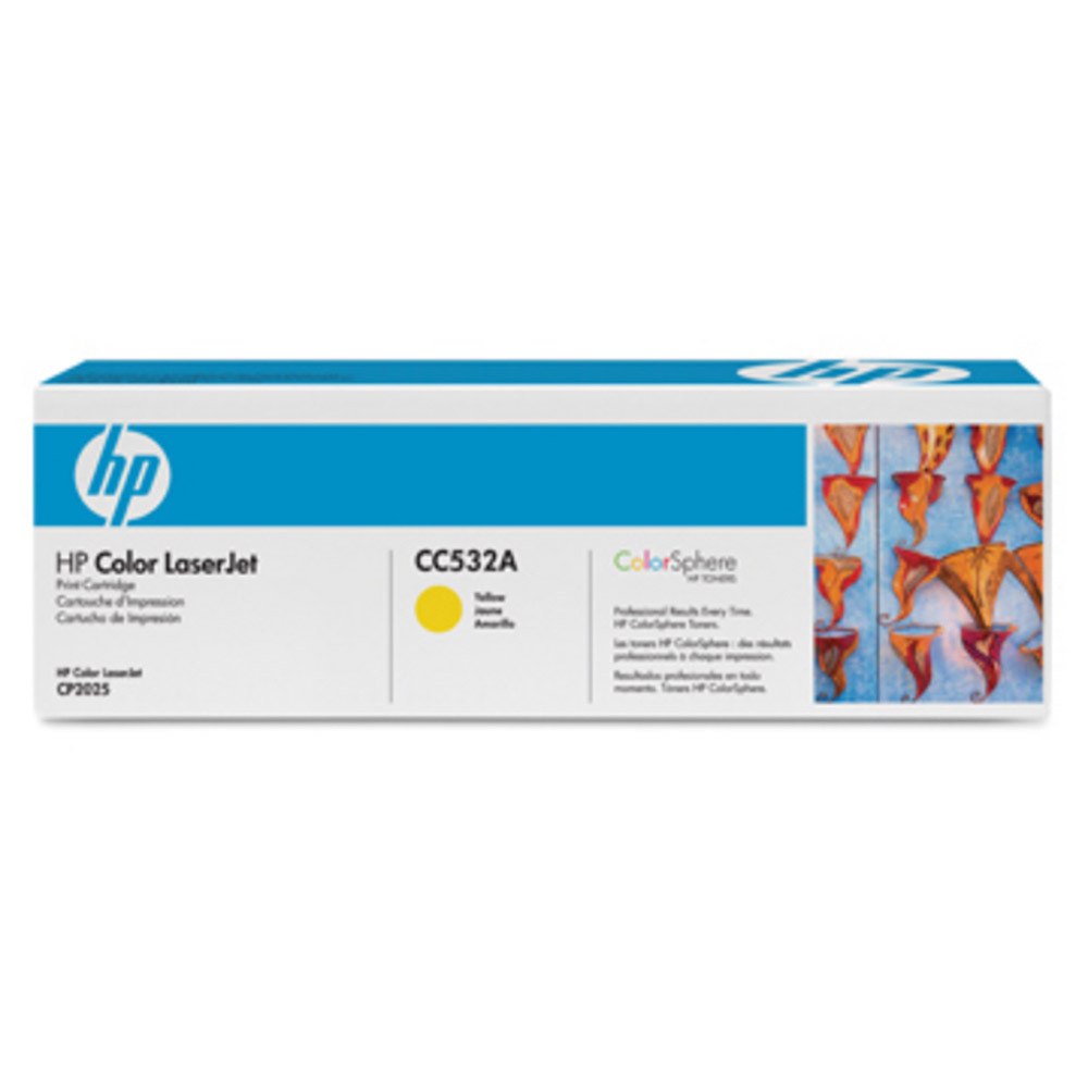 Toner HP 304A jaune pour imprimantes laser