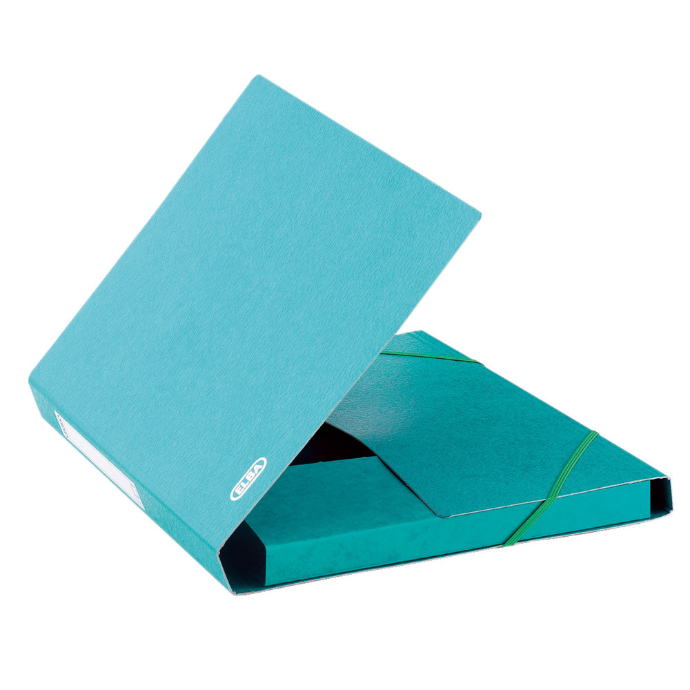 10 chemises à élastiques 3 rabats Eurofolio Prestige carte 7/10e - 600 g coloris vert