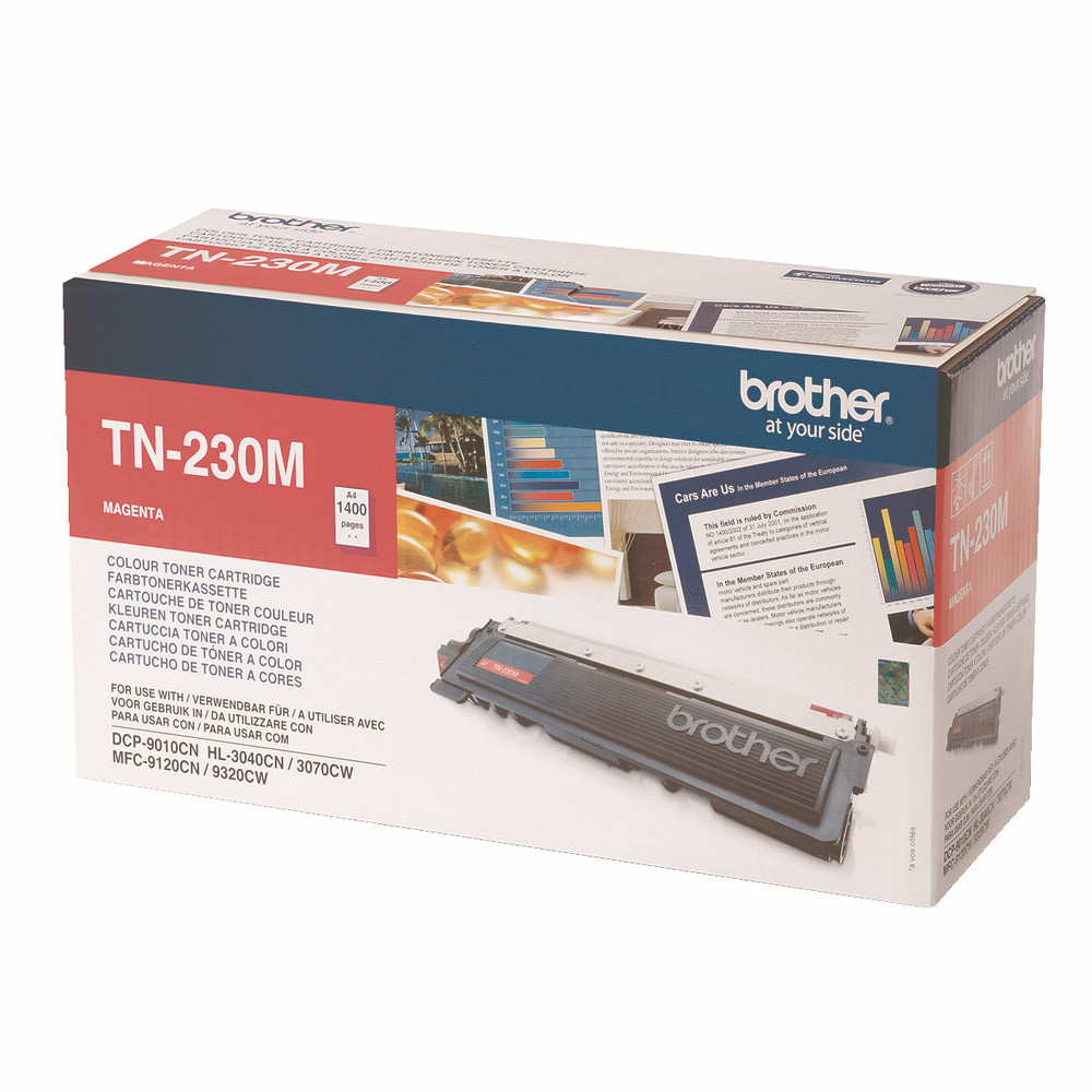 Toner Brother TN 230M magenta pour imprimantes laser