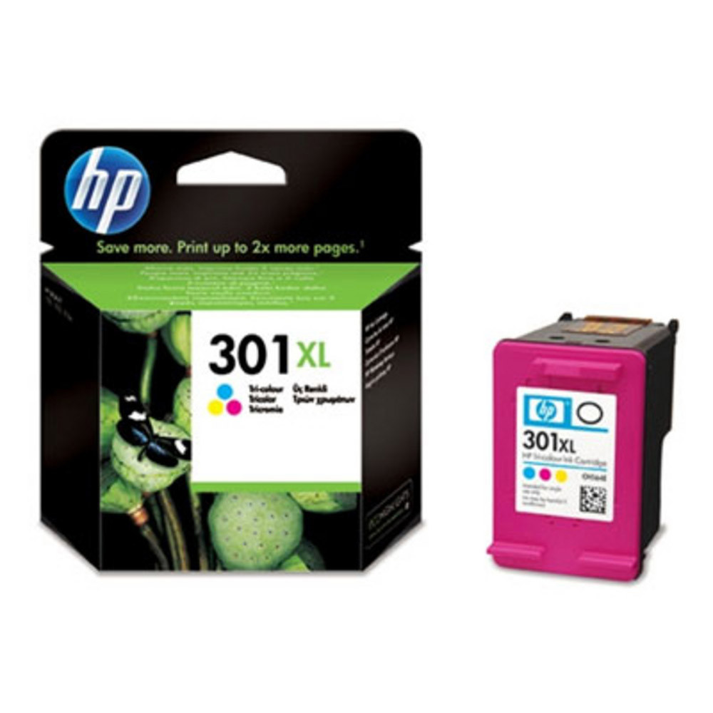 Cartouche HP 301 XL couleurs (cyan, magenta, jaune) pour imprimantes jet d'encre