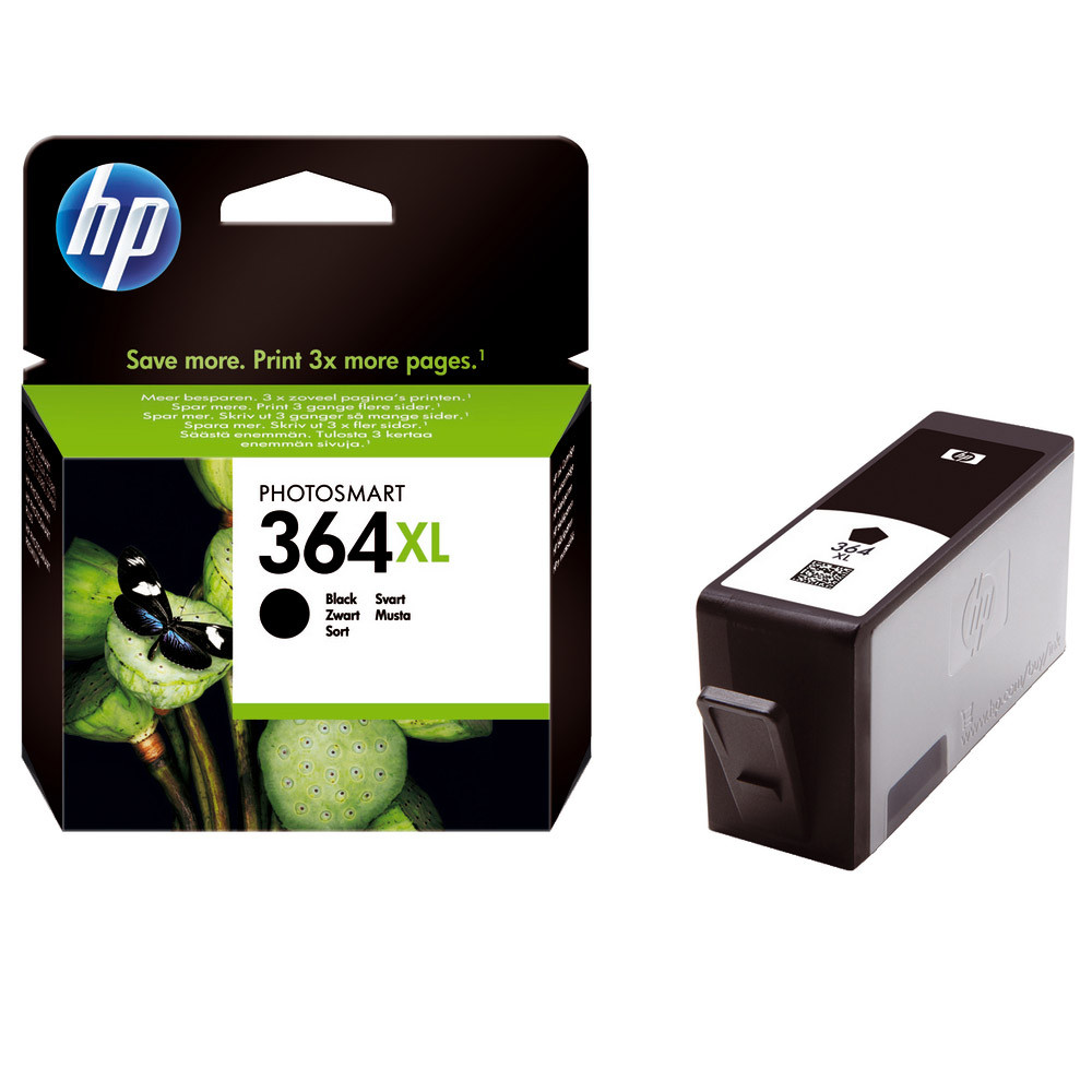 Cartouche HP 364 XL noir pour imprimantes jet d'encre