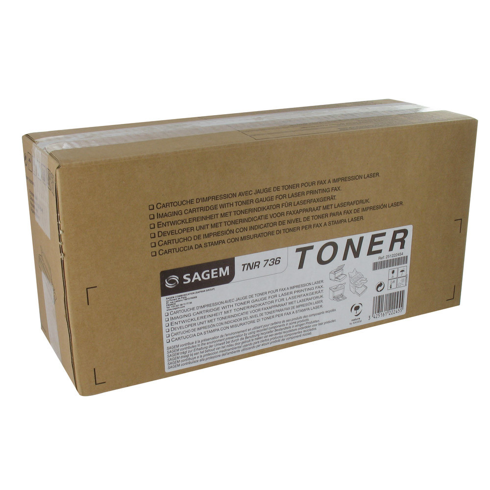 Toner Sagem TNR 736 noir pour imprimantes laser