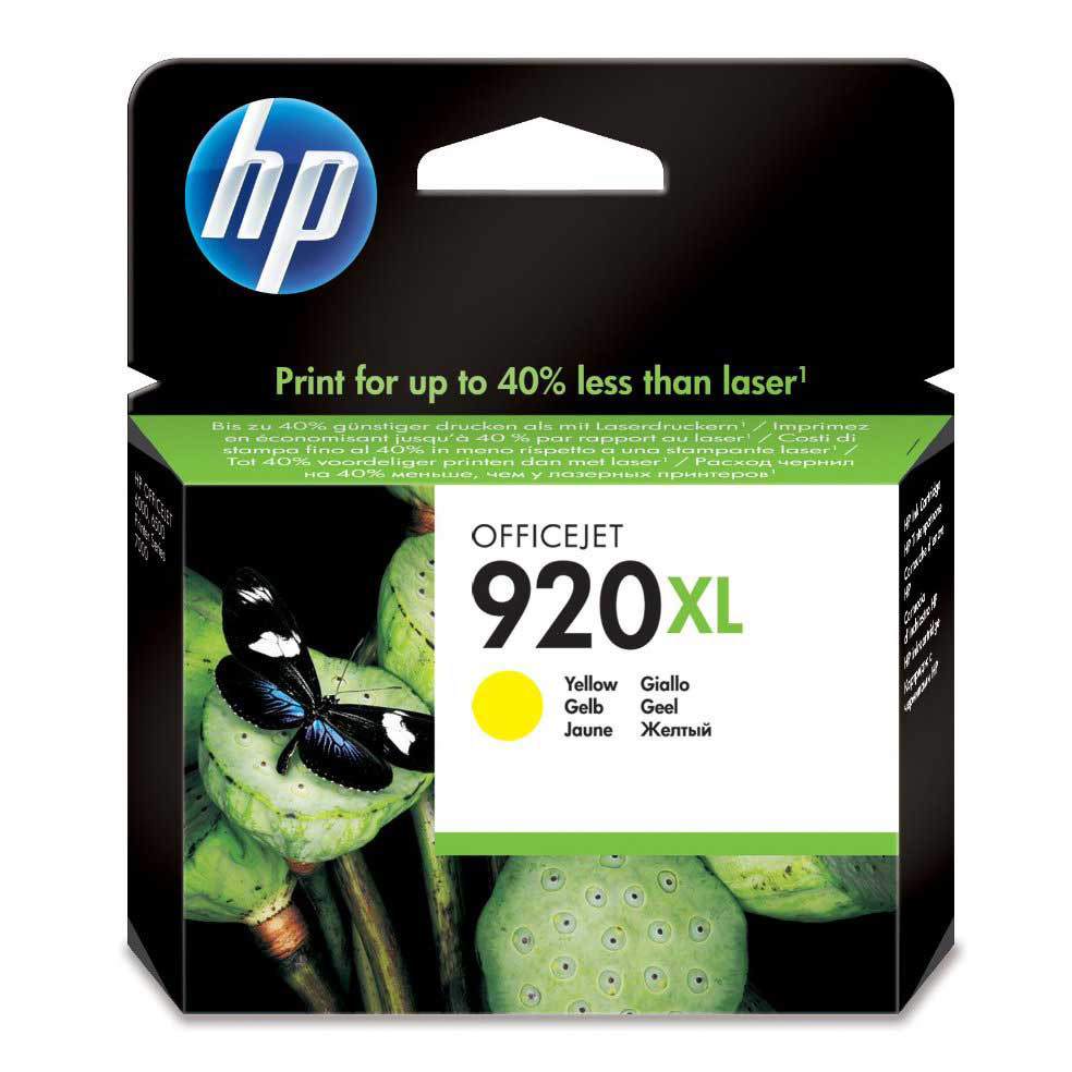 Cartouche HP 920 XL jaune pour imprimantes jet d'encre