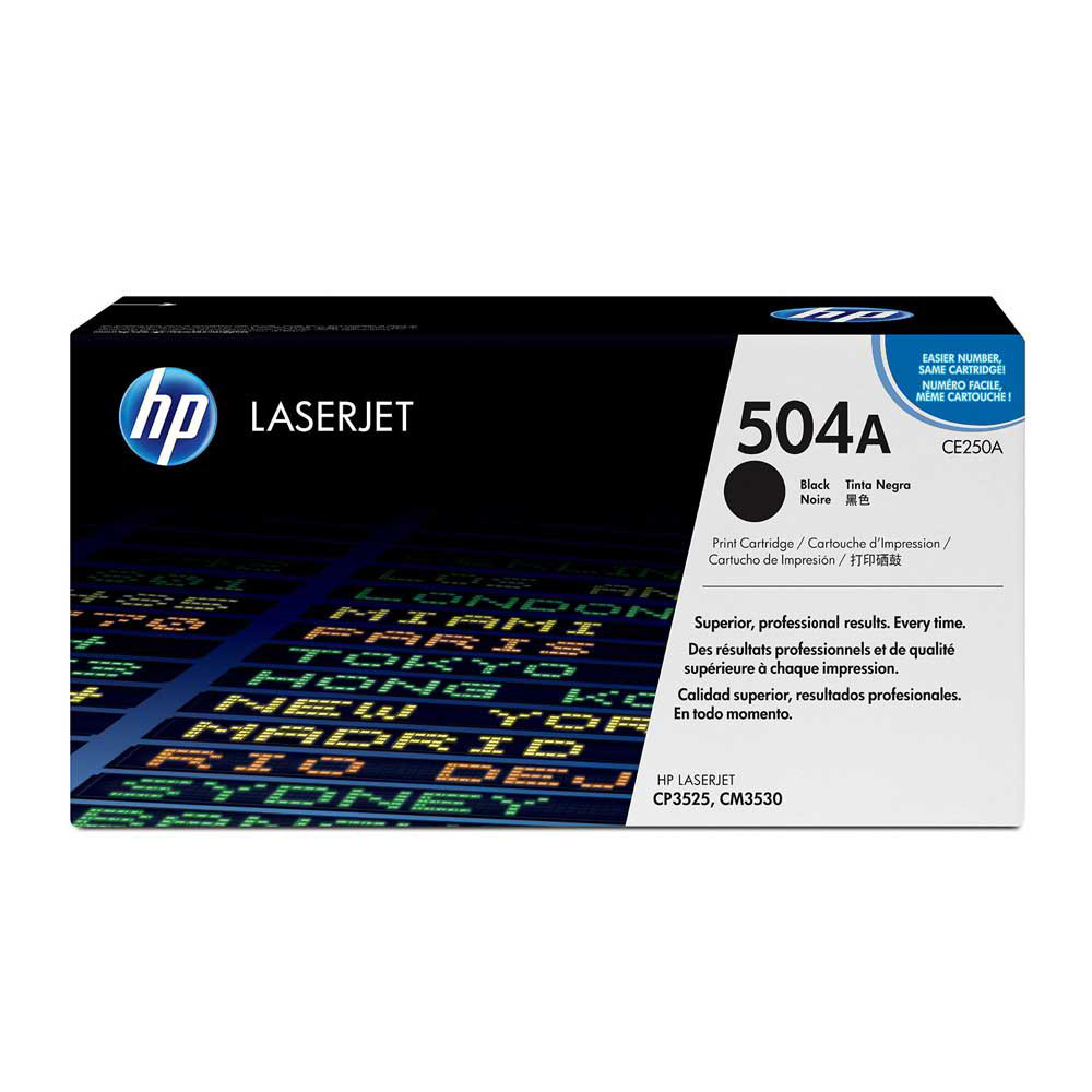 Toner HP 504A noir pour imprimantes laser