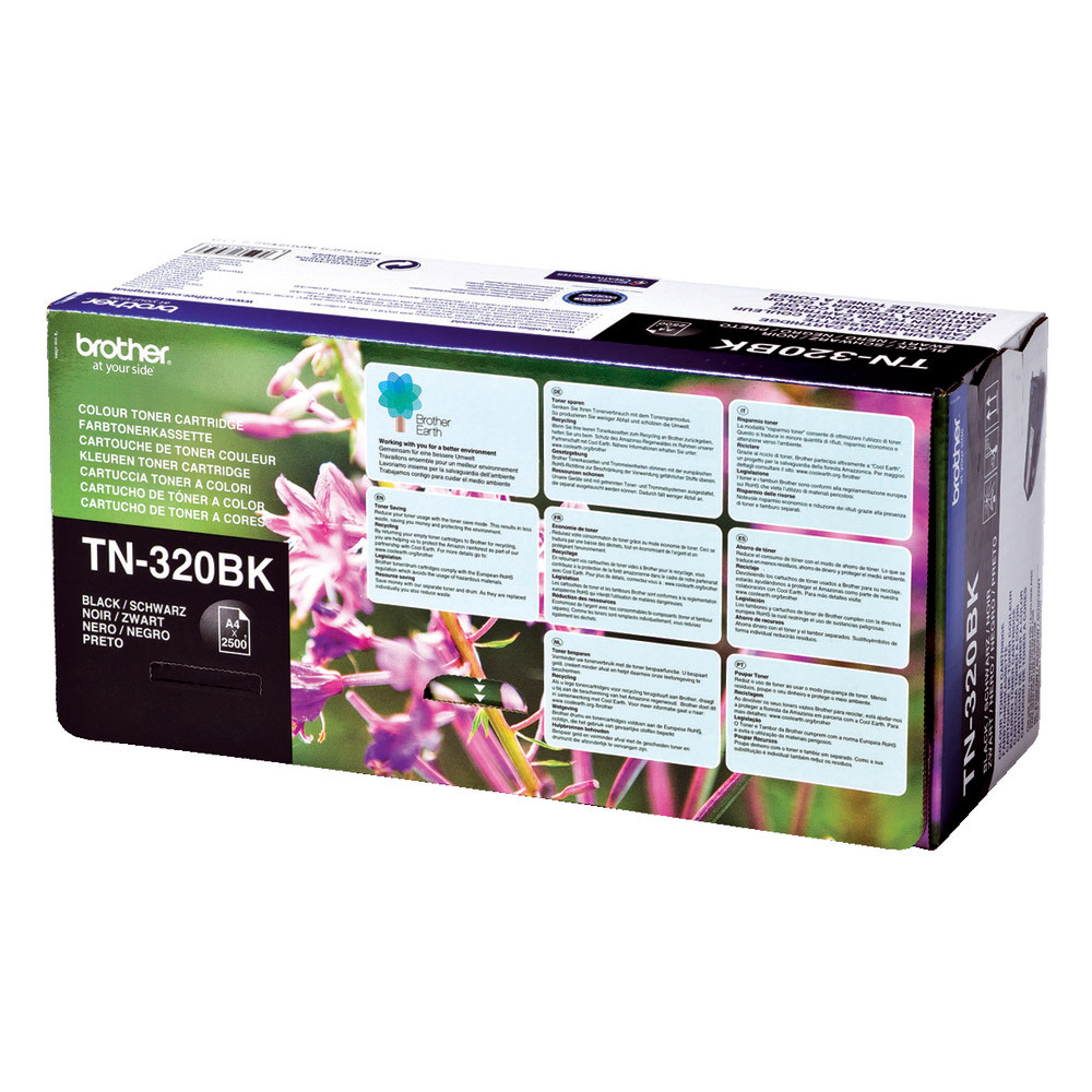Toner Brother TN 320BK noir pour imprimantes laser