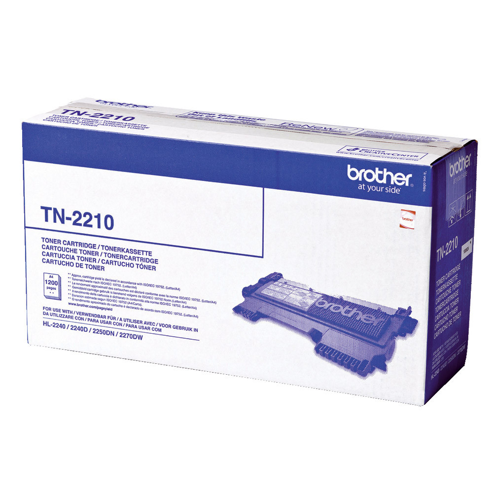 Toner Brother TN 2210 noir pour imprimantes laser