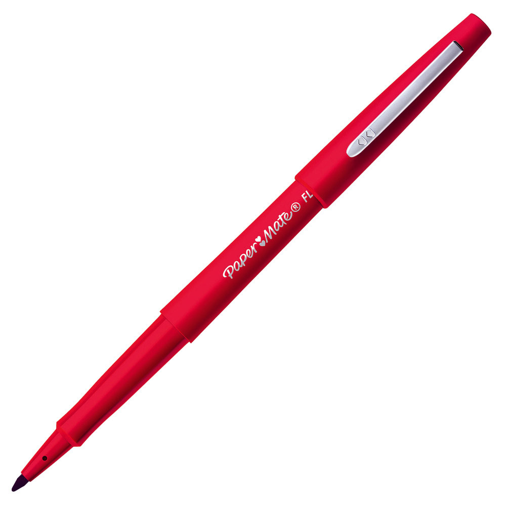 2 feutres Flair Paper Mate coloris rouge