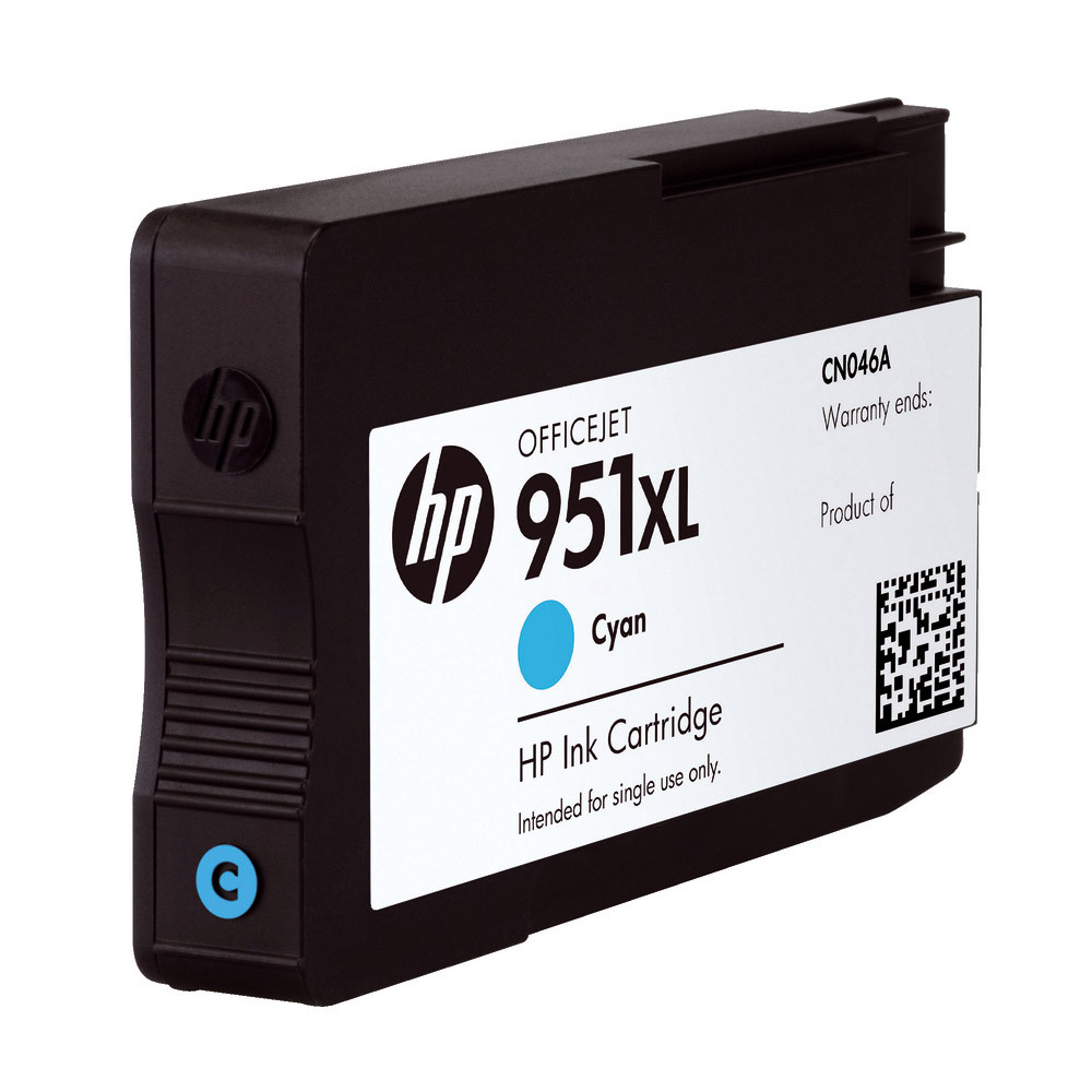 Cartouche HP 951 XL cyan pour imprimantes jet d'encre