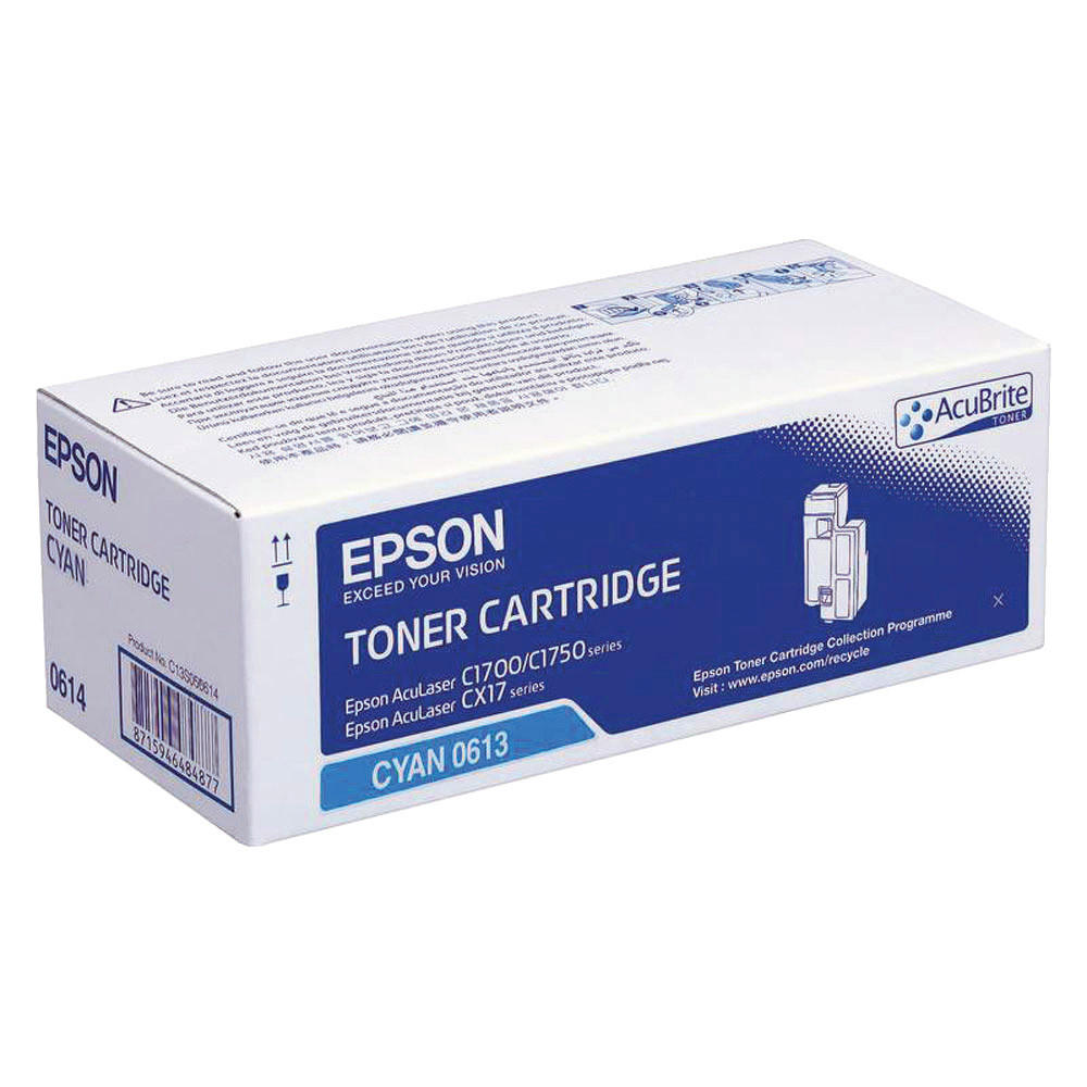Toner Epson n°S050611 jaune pour imprimantes laser