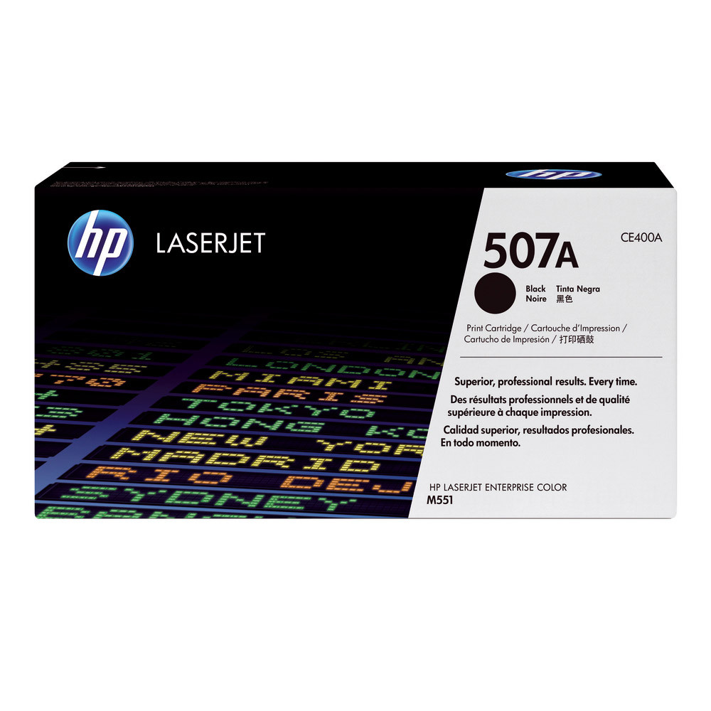 Toner HP 507A noir pour imprimantes laser