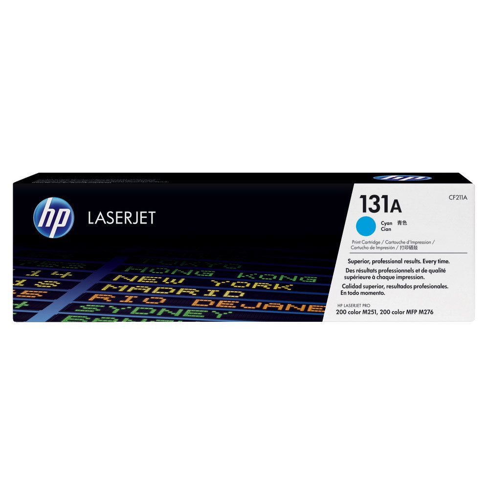 Toner HP 131A cyan pour imprimantes laser