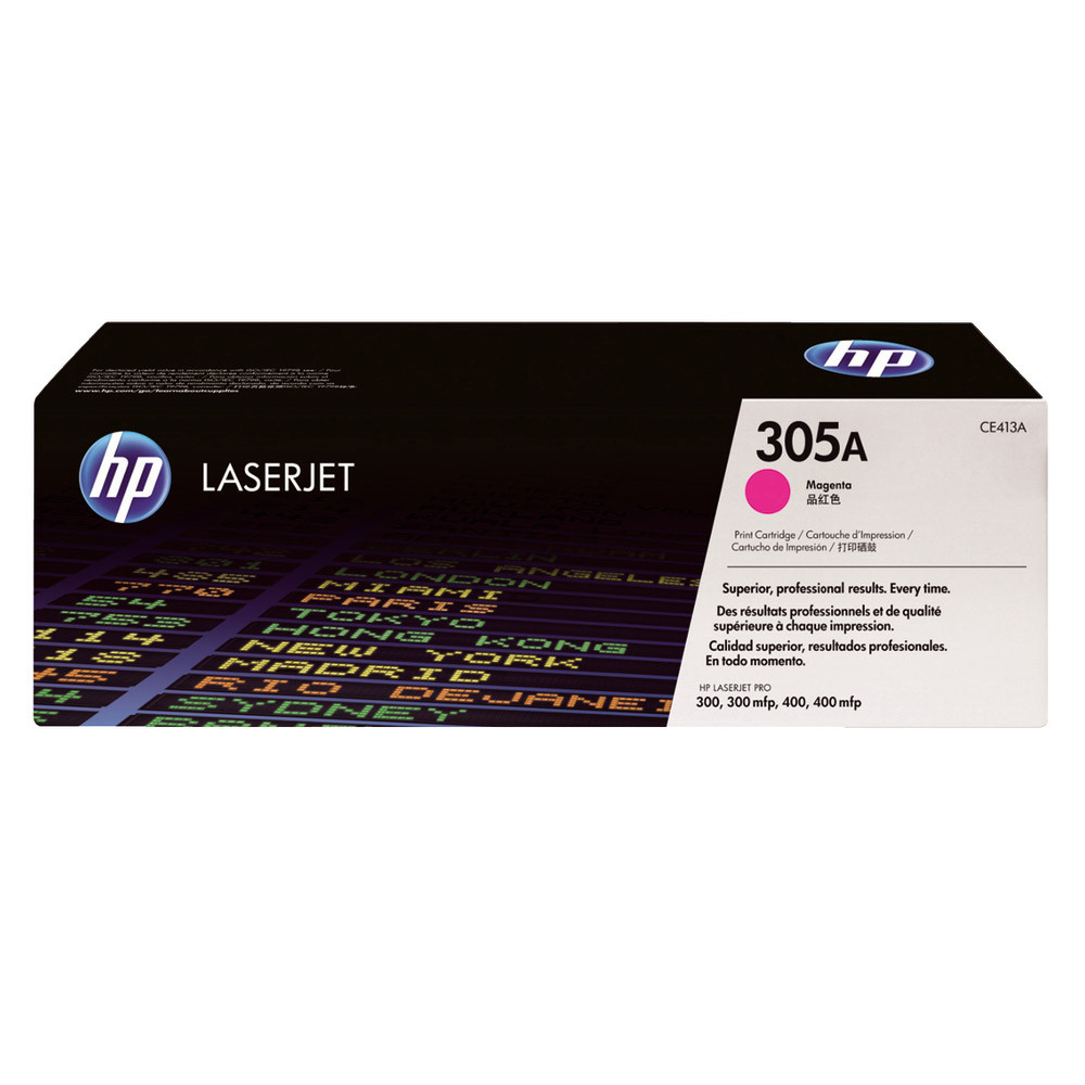 Toner HP 305A magenta pour imprimantes laser