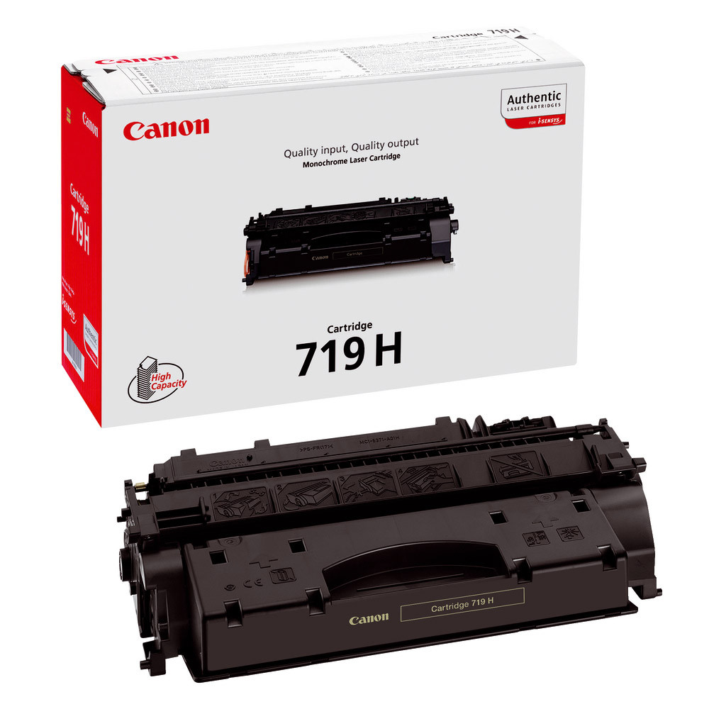 Toner Canon 719H XL noir pour imprimantes laser