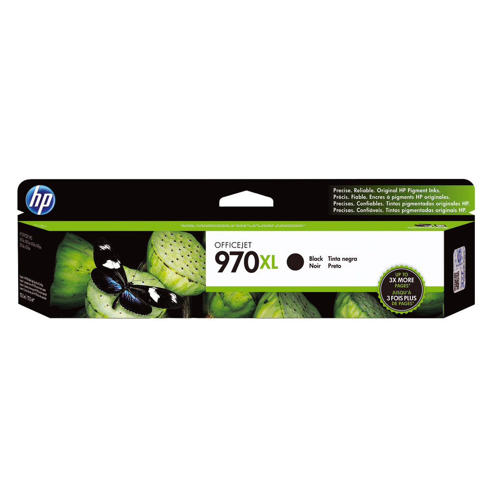 Cartouche HP 970 XL noir pour imprimantes jet d'encre