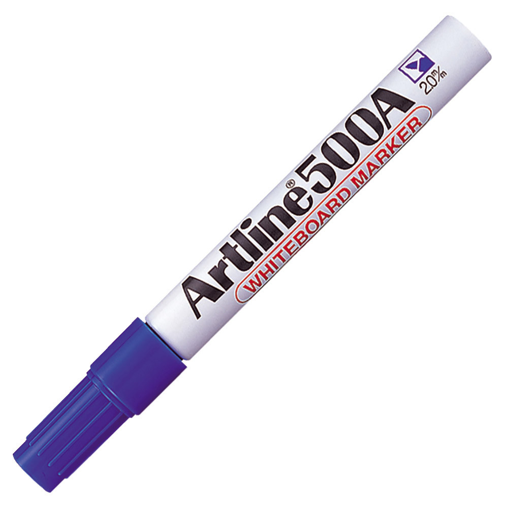 12 marqueurs Artline 500A 2 mm coloris bleu
