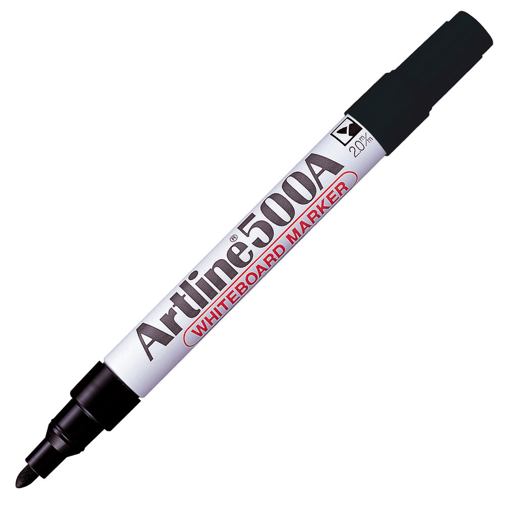 12 marqueurs Artline 500A 2 mm coloris noir