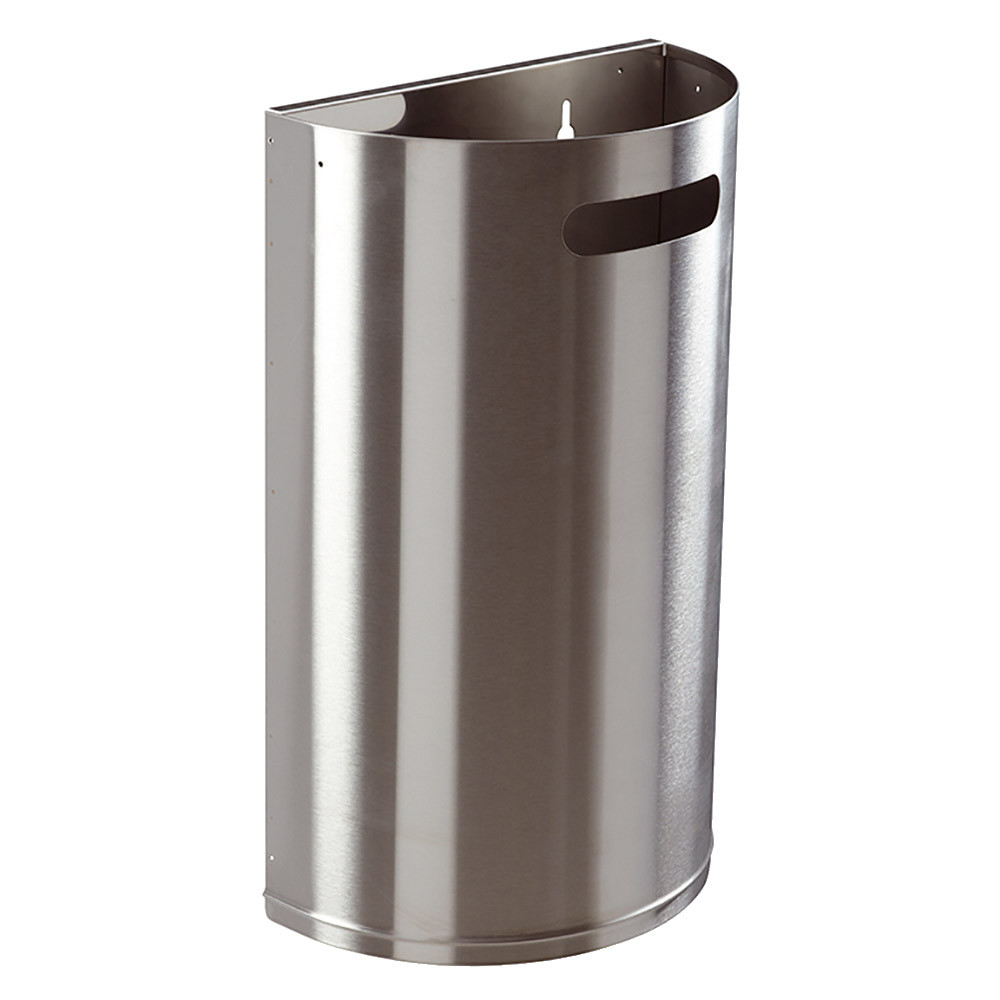 Corbeille murale Arkea inox brossé Rossignol 40 L