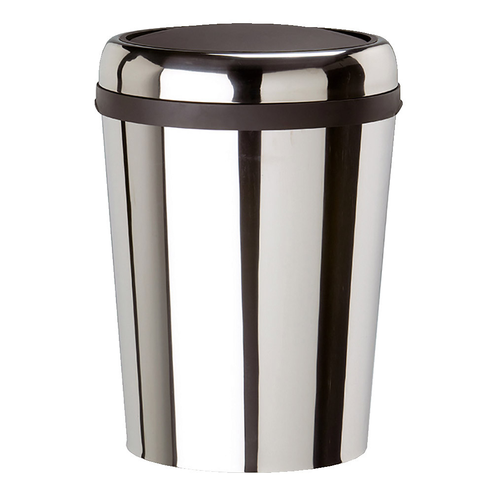 Corbeille ovale Swingy Inox 59 L Rossignol