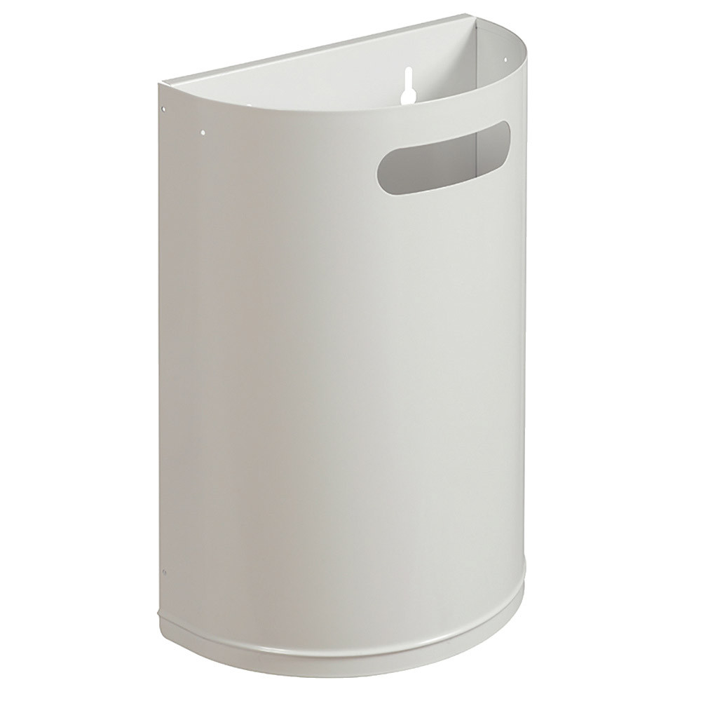 Corbeille sanitaire murale décrochable blanc 20 L Rossignol