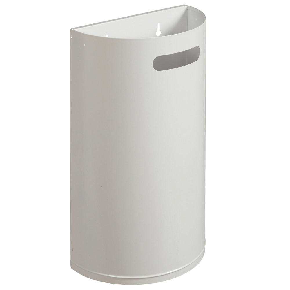 Corbeille sanitaire murale décrochable blanc 40 L Rossignol