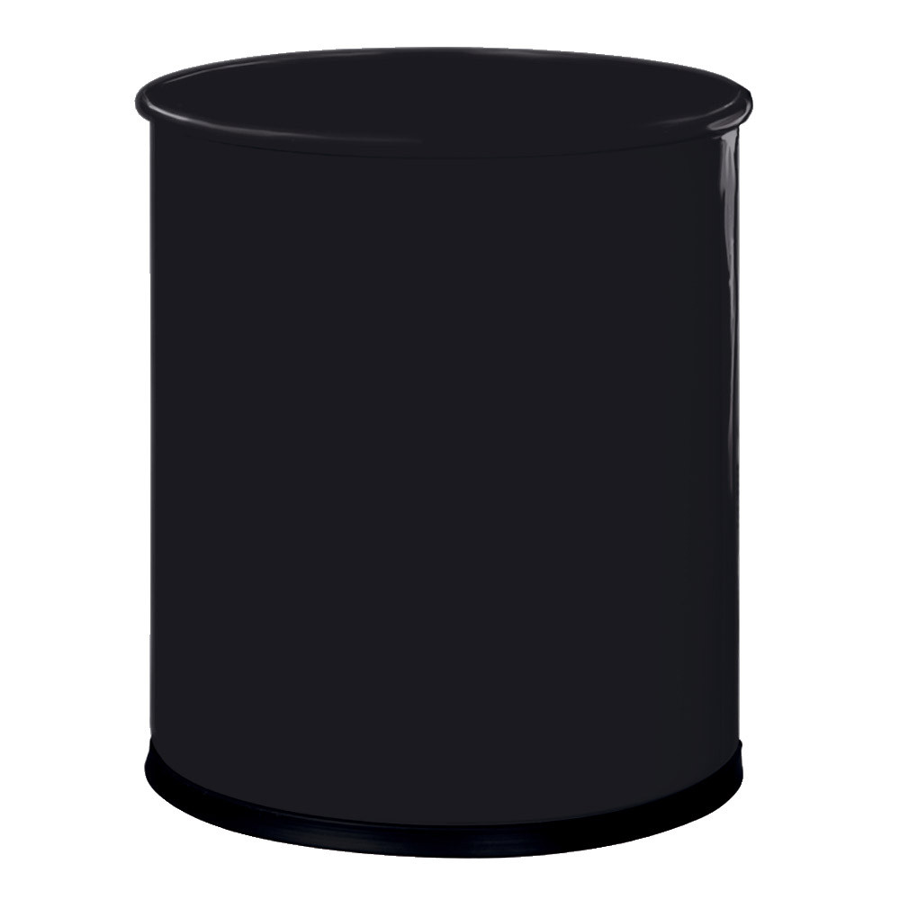 Corbeille bureau métal Papéa Rossignol 15 L noir
