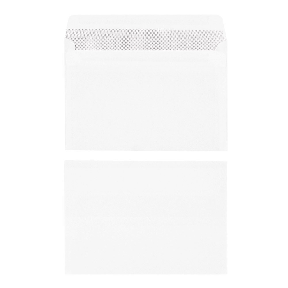 500 enveloppes C6 blanches 1er prix gommées 114 x 162 mm sans fenêtre vélin 70 g
