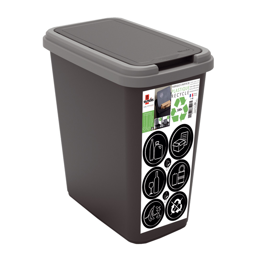 Poubelle de tri sélectif Green 25 L