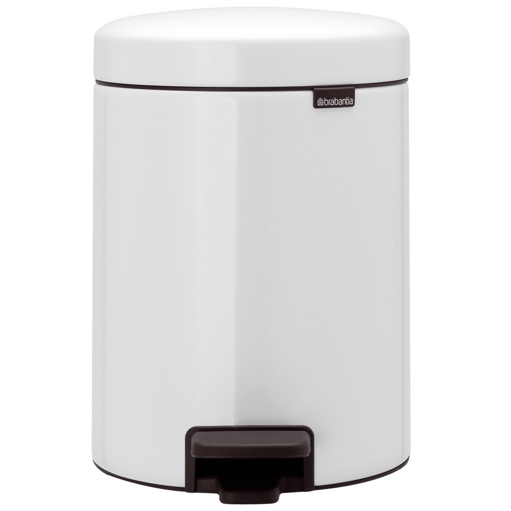 Poubelle NewIcon Brabantia 5 L blanche