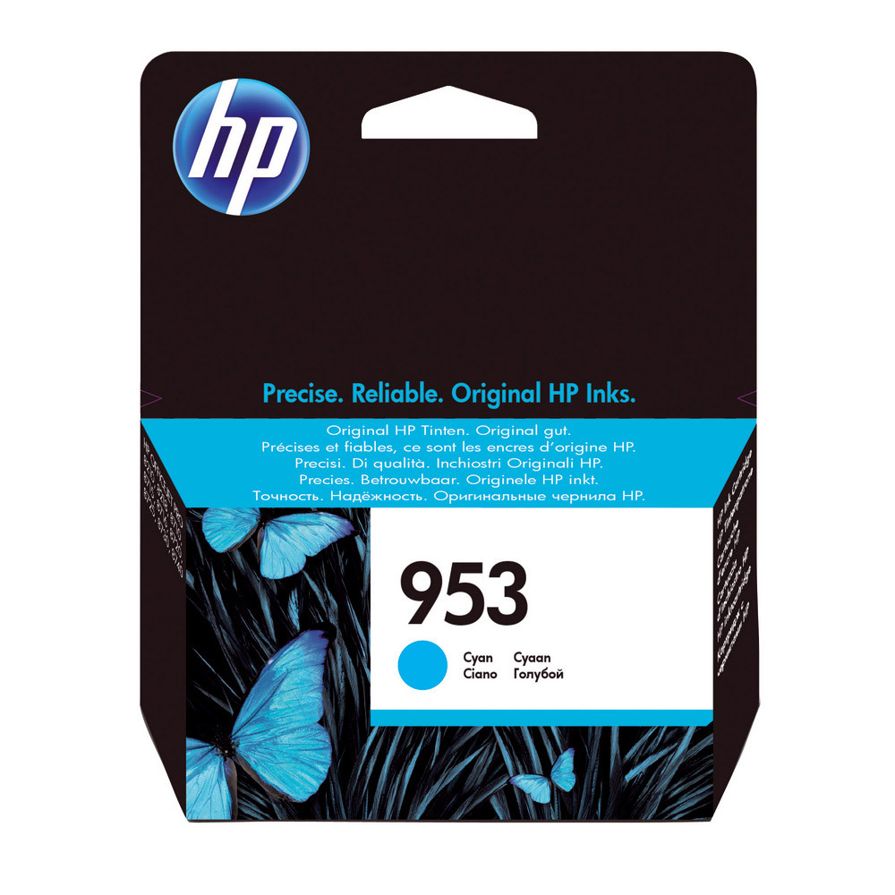 Cartouche HP 953 cyan pour imprimantes jet d'encre