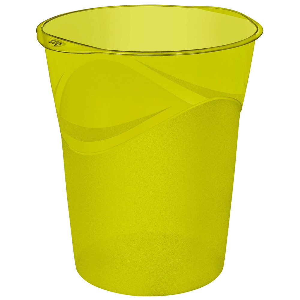 Corbeille Happy vert 14 L