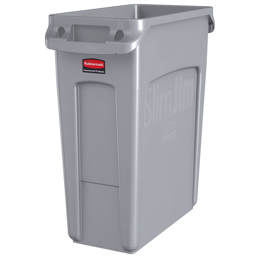 Collecteur tri sélectif Slim Jim gris 60 L