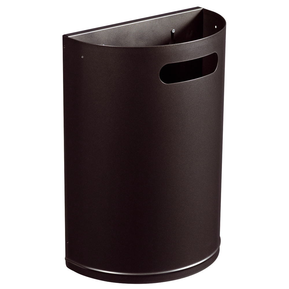 Corbeilles métal murales 20 L gris manganèse