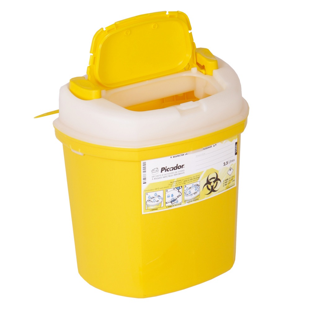 Collecteur à aiguilles PICADOR 2,5 L