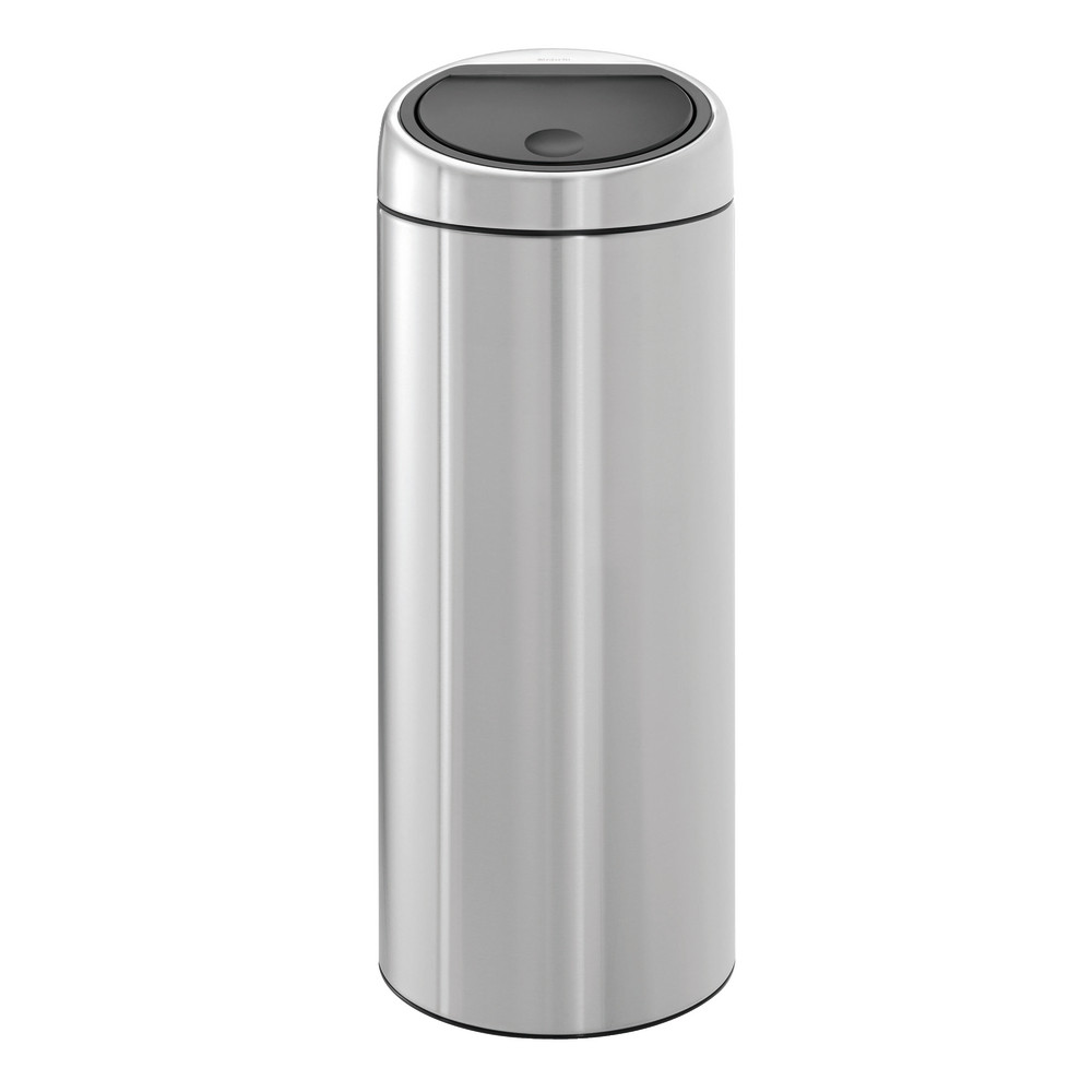 Poubelle Touch Bin Brabantia métal mat 30 L