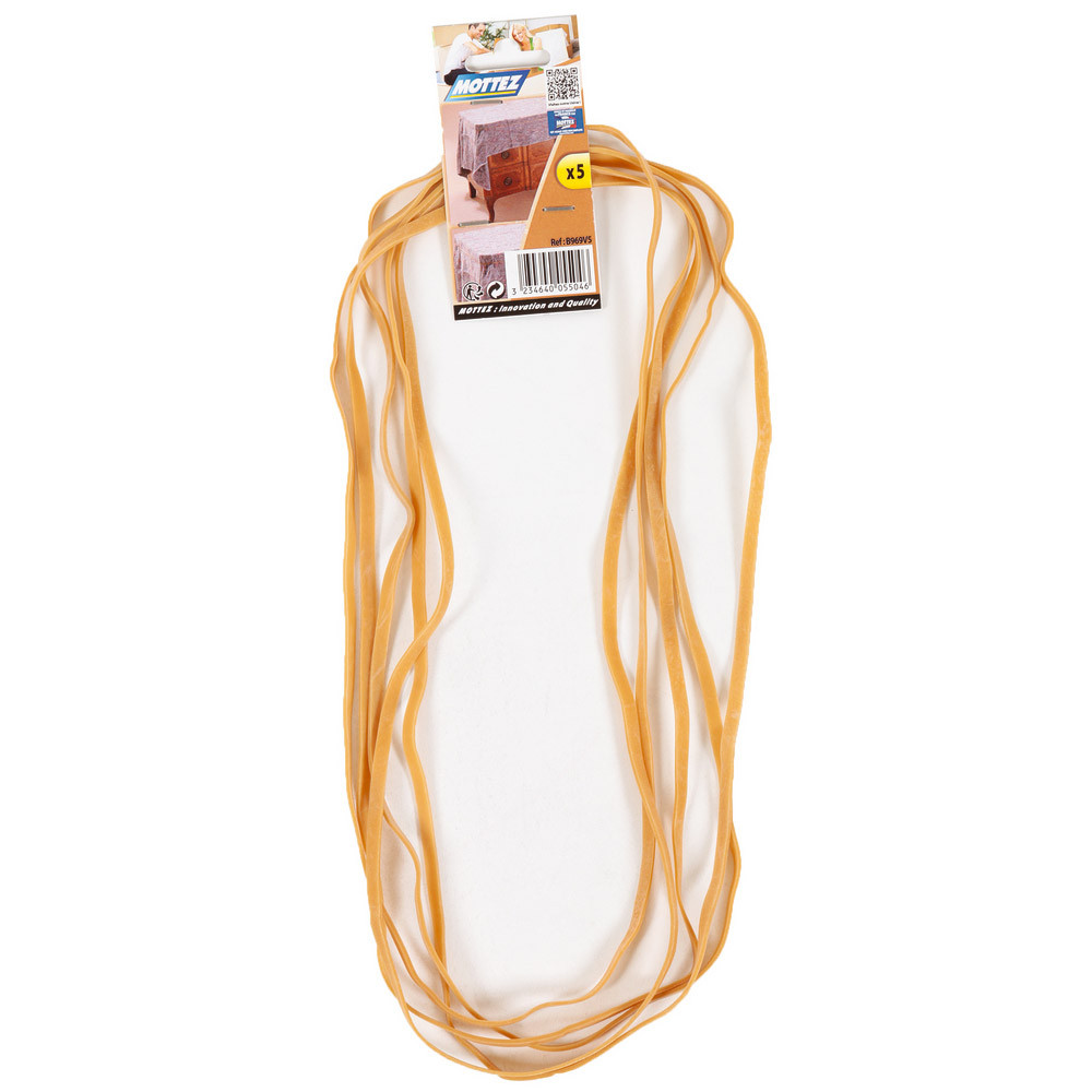 5 bracelets élastiques extensibles déménageurs de 50 à 200 cm