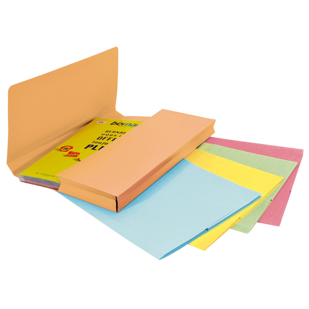 25 chemises poche super 250 coloris assortis