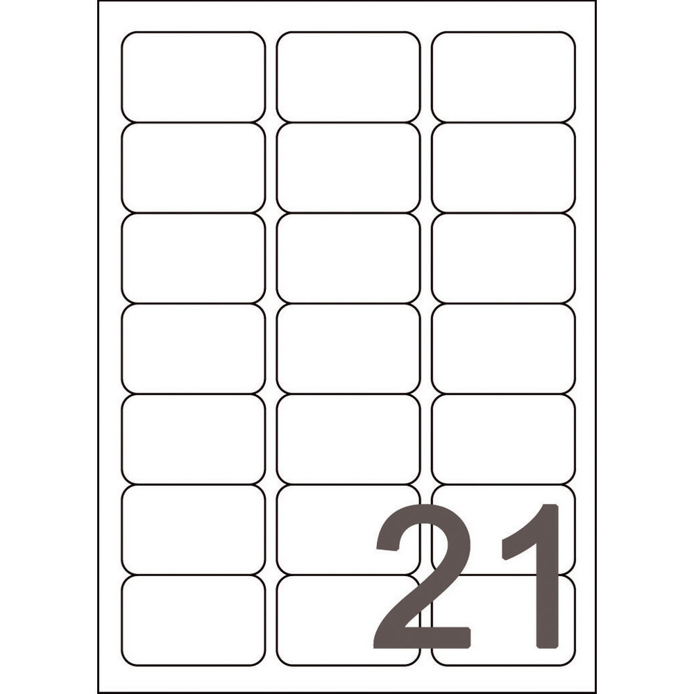 Boite de 840 étiquettes jet d'encre blanches J8160 format 63,5 x 38,1 mm Avery