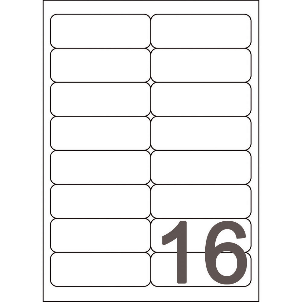 Boite de 1600 étiquettes jet d'encre blanches J8162 format 99,1 x 33,9 mm Avery