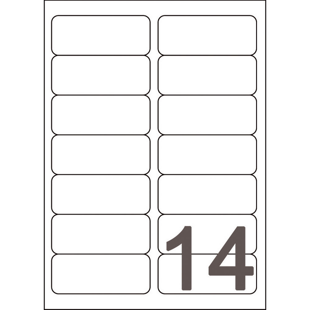 Boite de 1400 étiquettes jet d'encre blanches J8163 format 99,1 x 38,1 mm Avery