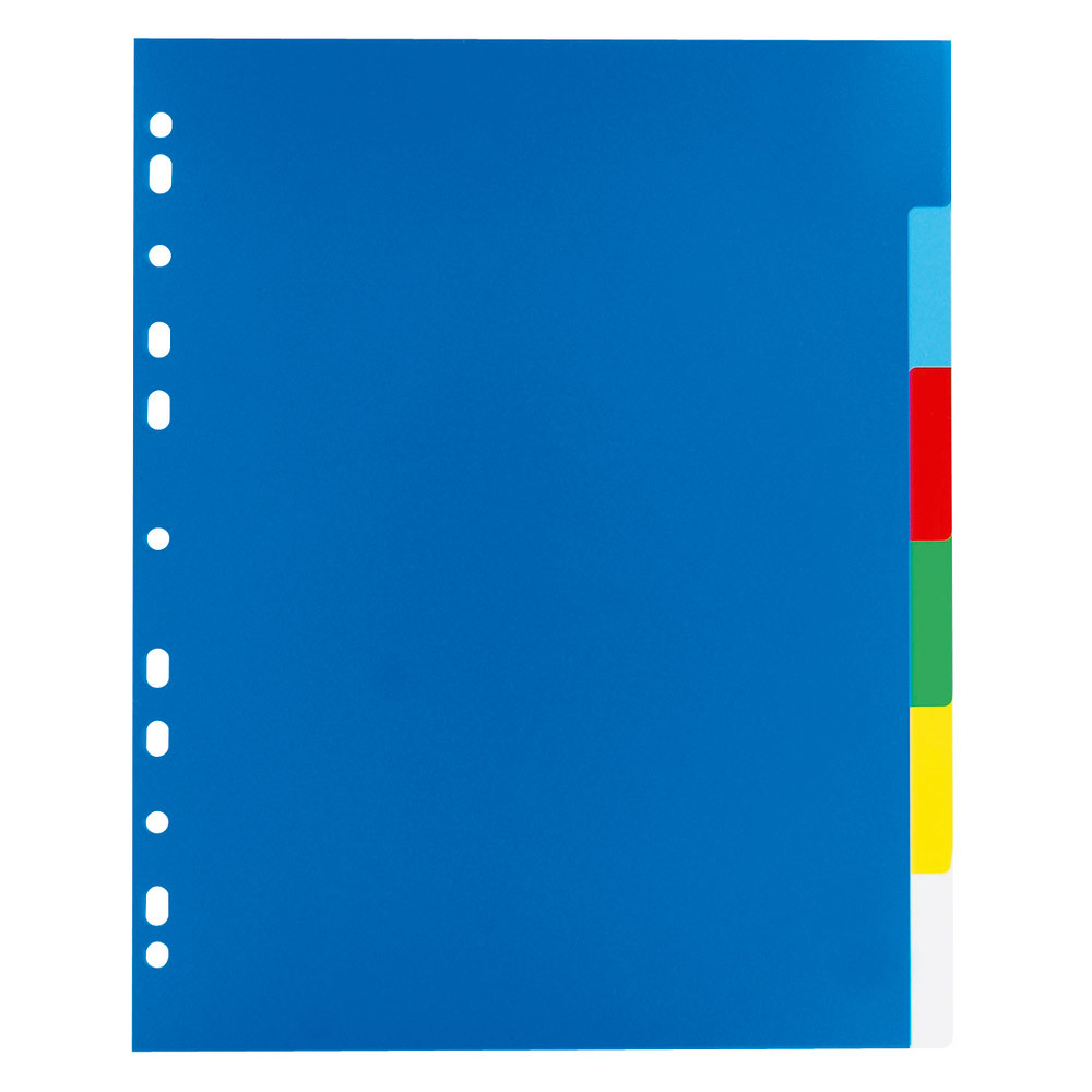 2 x 6 intercalaires Elba touches neutres format maxi A4 polypro 12/100e