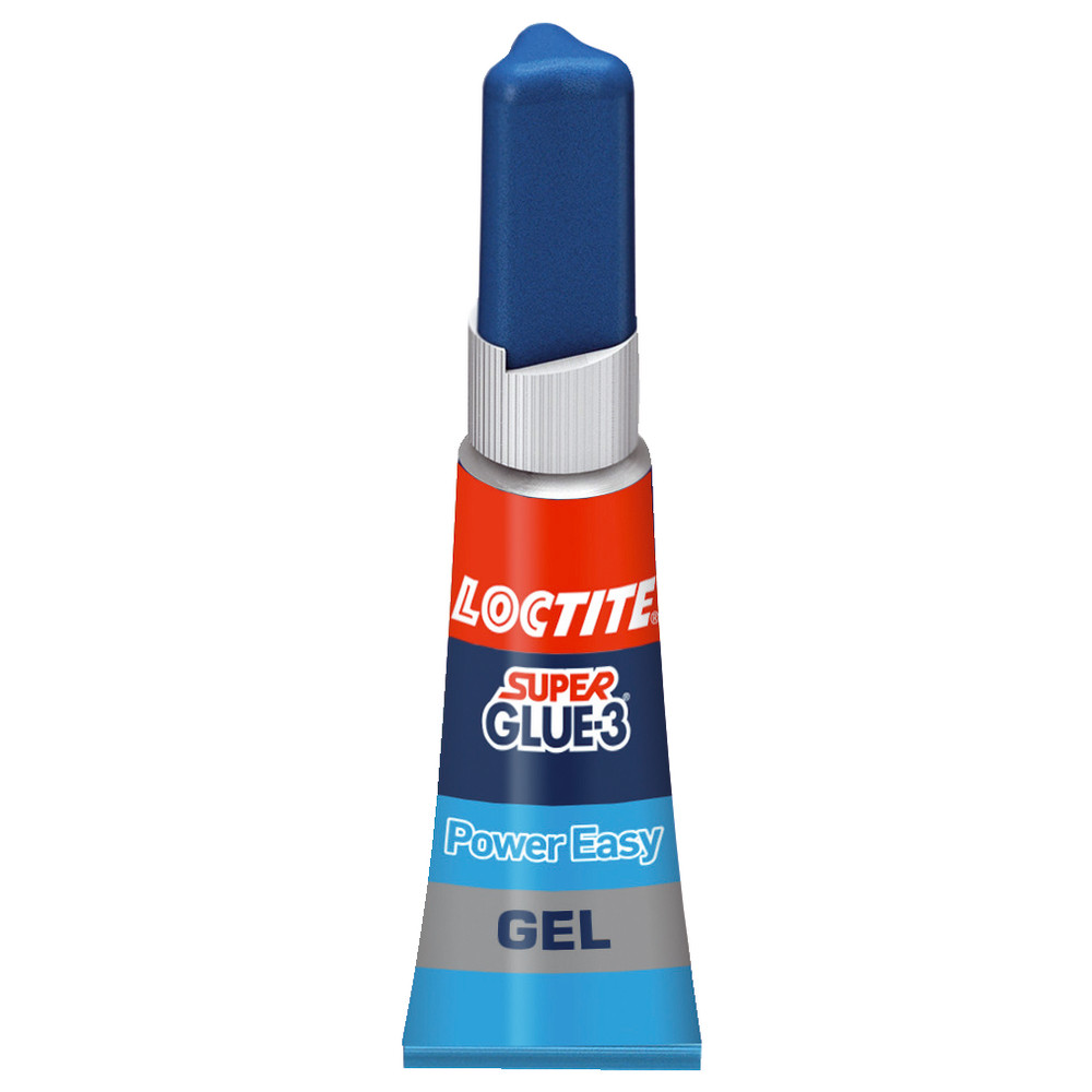 Colle forte gel Loctite Super Glue 3 - Power Easy tube 2 g - collage permanent