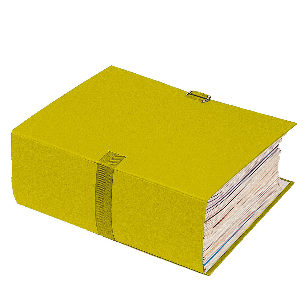 10 chemises extensibles à boucle Exacompta coloris jaune