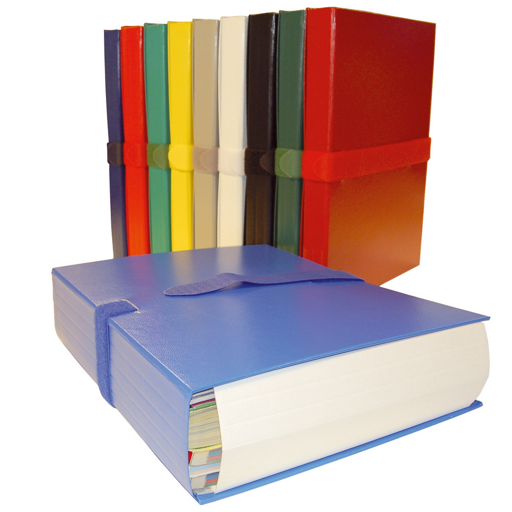 10 chemises extensibles à velcro Exacompta coloris assortis